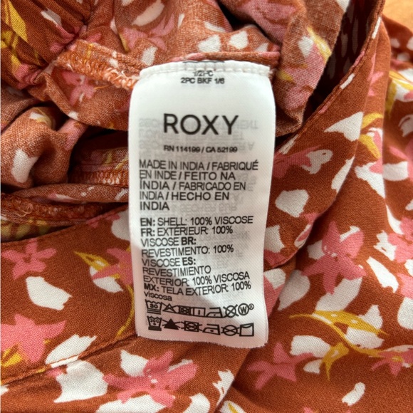 Roxy Floral Flowy Pants - Picture 3 of 5